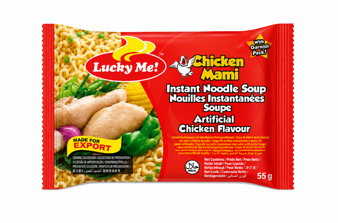 Lucky Me! Chicken Mami Instant Noodle Soup 55g pack