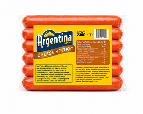 Argentina Brand Cheese Hotdog 230g