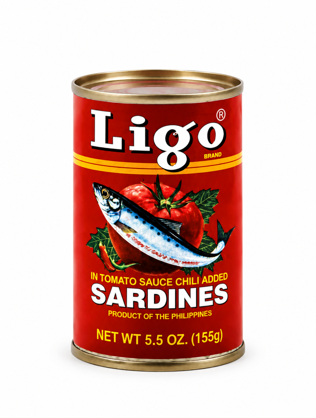 Ligo Sardines in Tomato Sauce Chili Added 155g