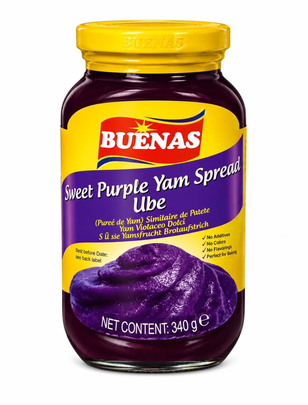 Buenas Sweet Purple Yam Spread Ube 340g