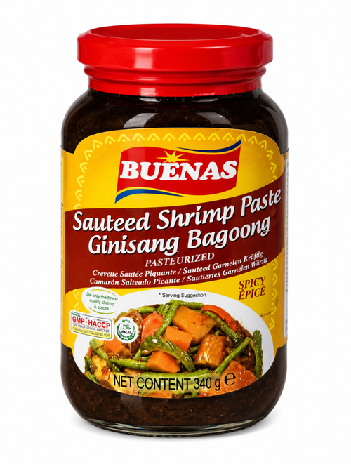 Buenas Ginisang Bagoong Sauteed Shrimp Paste Spicy 340g
