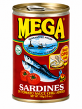 Mega Sardines in Tomato Sauce Chili Added 155g