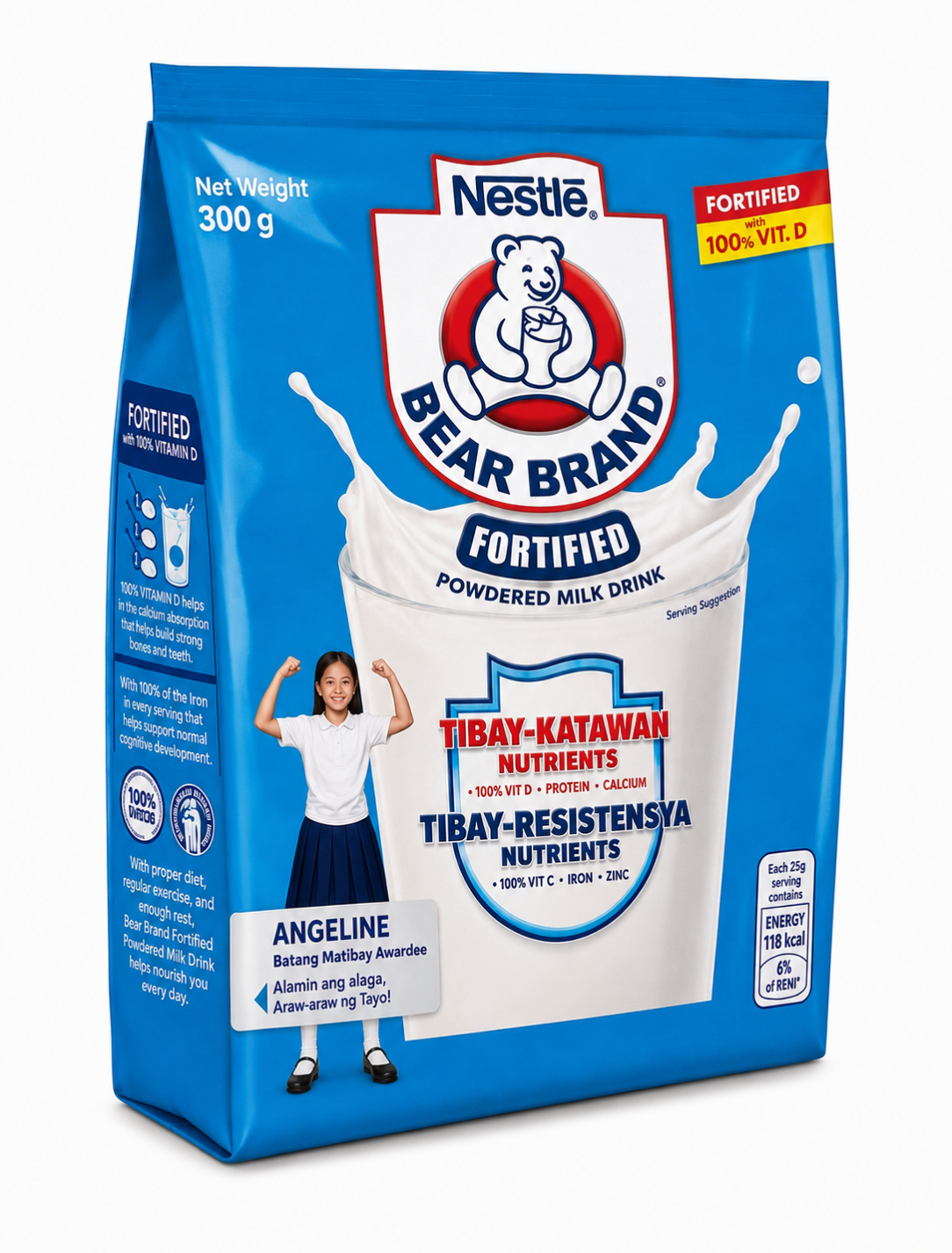 Nestlé Bear Brand Fortified Powdered Milk Drink 300g