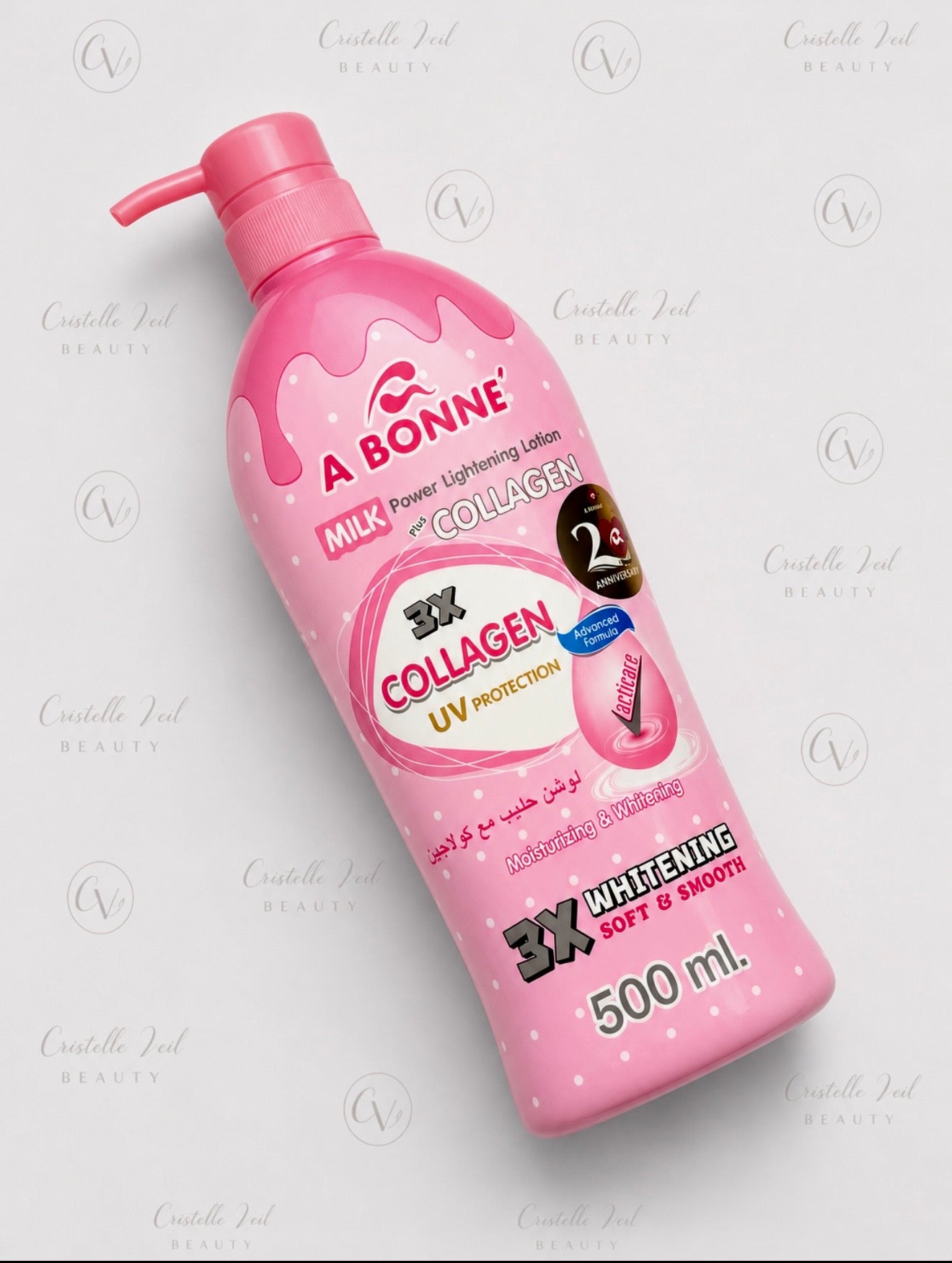 A Bonne Milk Power Lightening Lotion Plus Collagen 3X UV Protection 500ml
